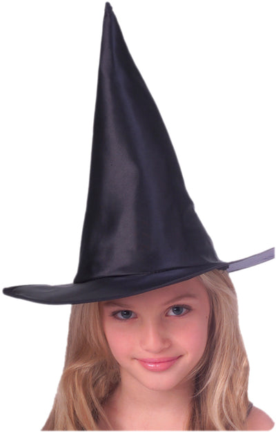 CHILD SATIN WITCH HAT