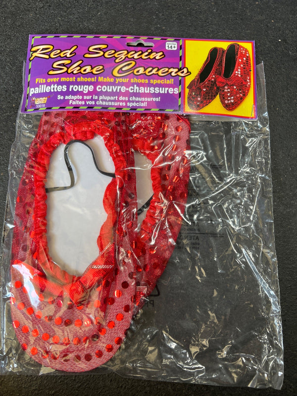 RED SEQUIN SHOE COVER1