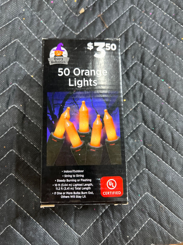 50 ORANGE LIGHTS