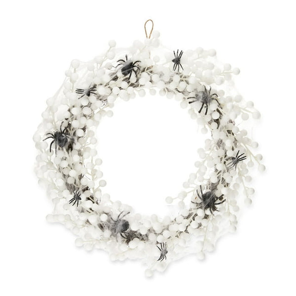 WHITE SPIDER WREATH