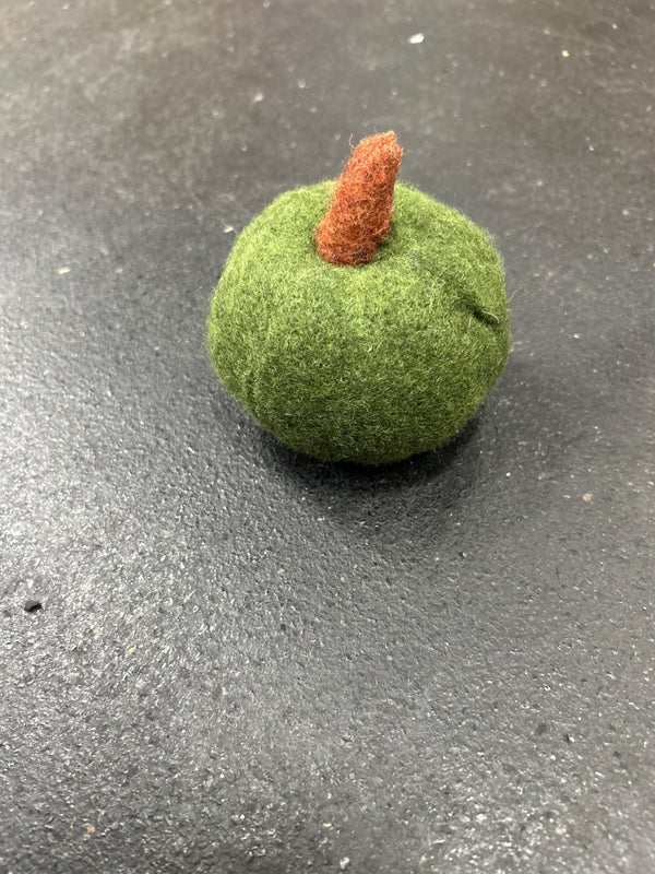 GREEN FELT PUMPKIN