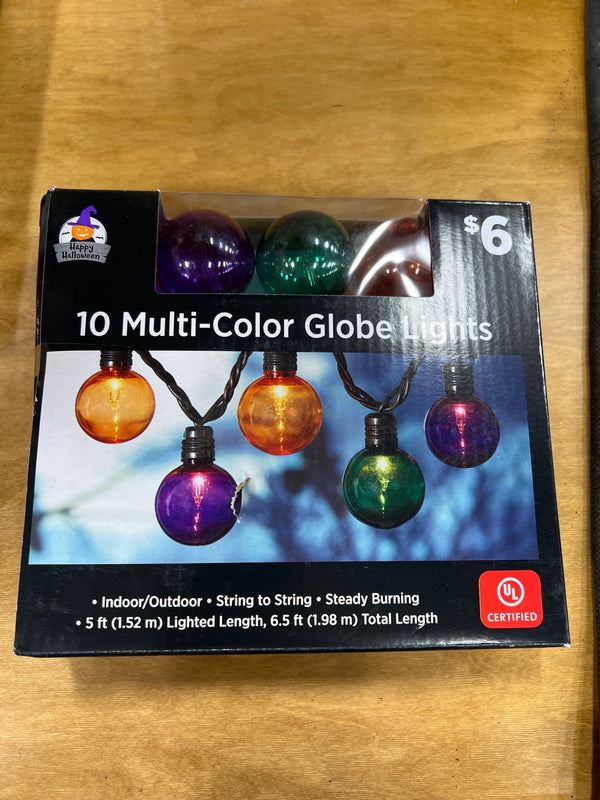 10 MULTI-COLOR GLOBE LIGHTS