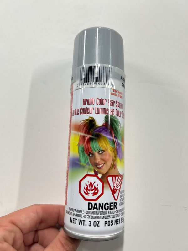 LIGHT GREY HAIR COLOR SPRAY