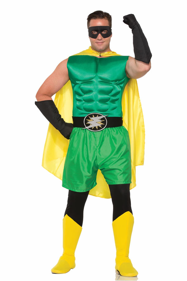 ADULT HERO MUSCLE CHEST GREEN