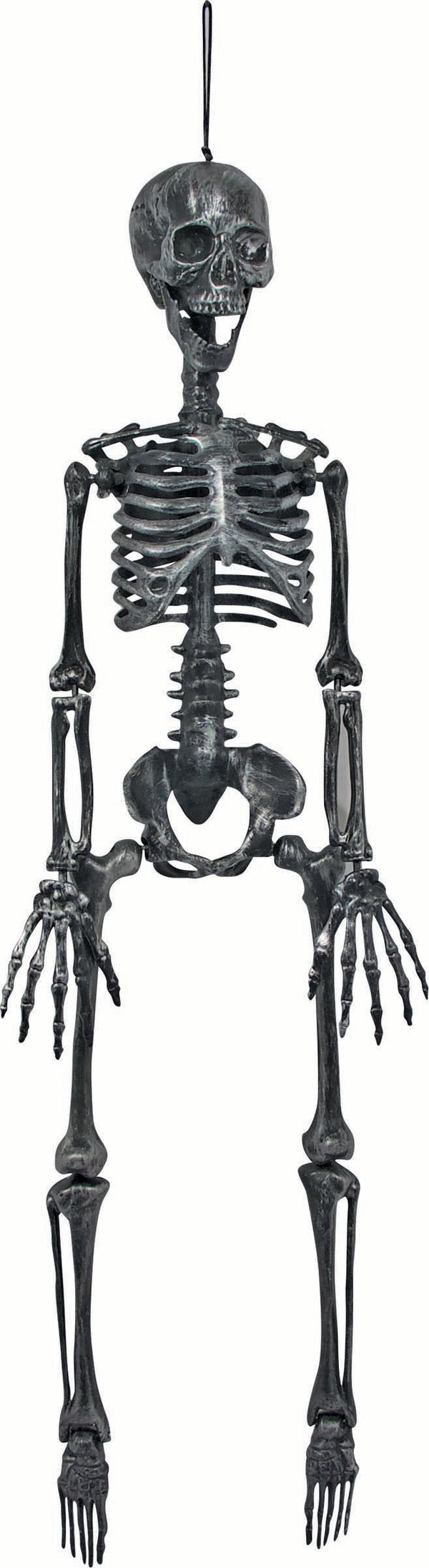 HANG.SLVR POSABLE SKELETON-36"