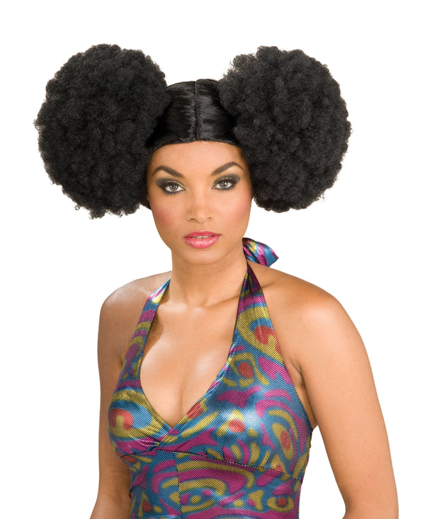 AFRO PUFF WIG-BLACK