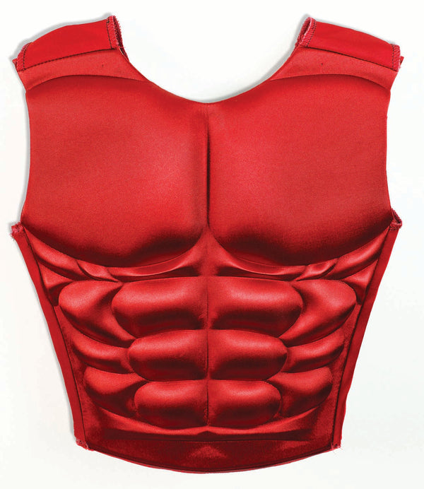CHILD HERO MUSCLE CHEST RED