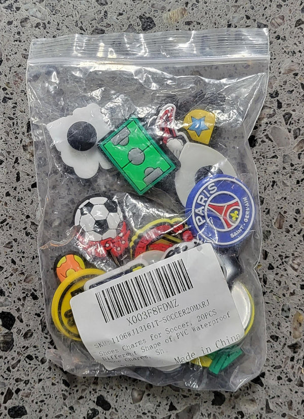 Shoes Charms for Soccer 20pcs