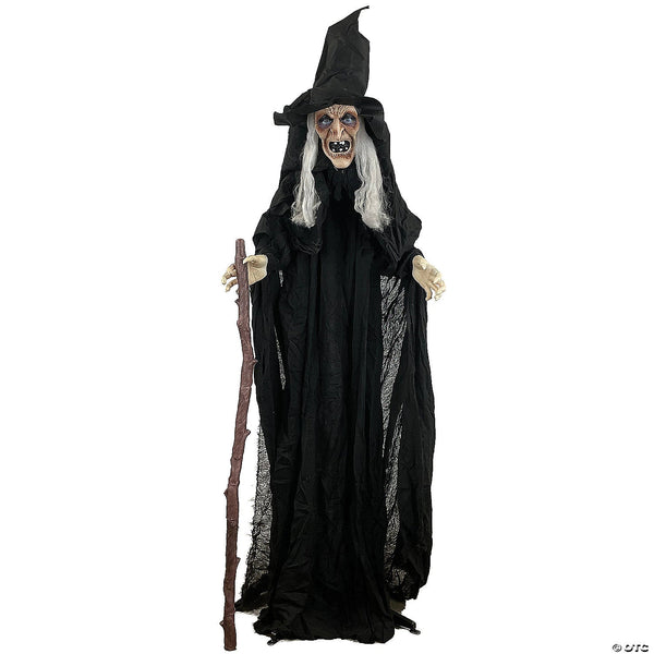 WITCH ANIMATED W CANE 72IN